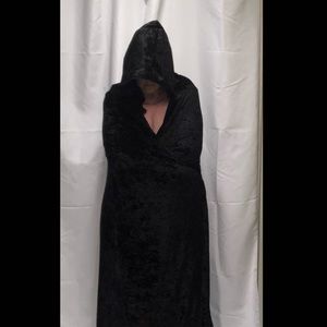 Reversible Velvet Cape